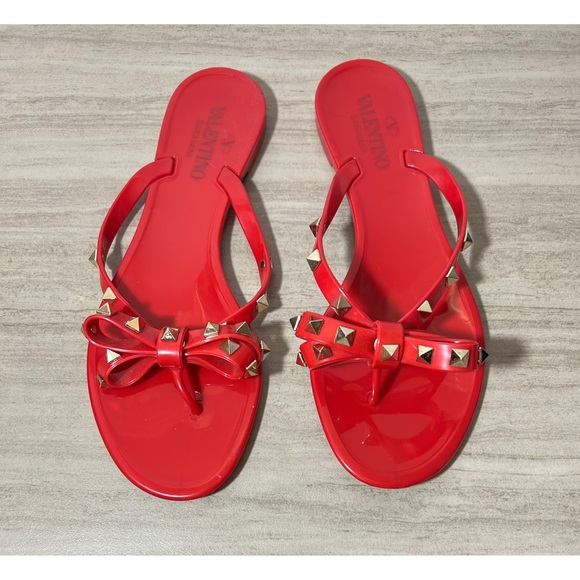 Valentino Shoes Valentino Rockstud Jelly Sandals Ref Size 39 9